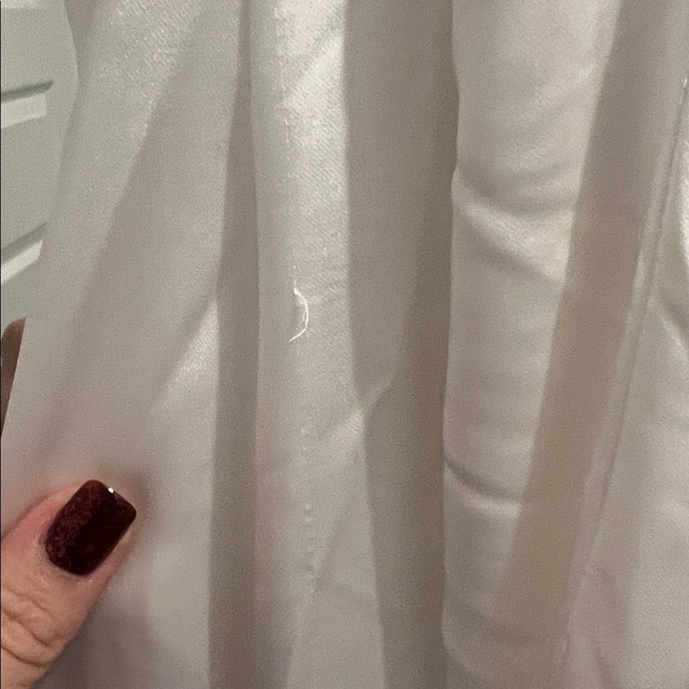 ELLIATT Aisle Dress in White Size S satin maxi wedding bridal formal gown *flaws - Picture 8 of 12